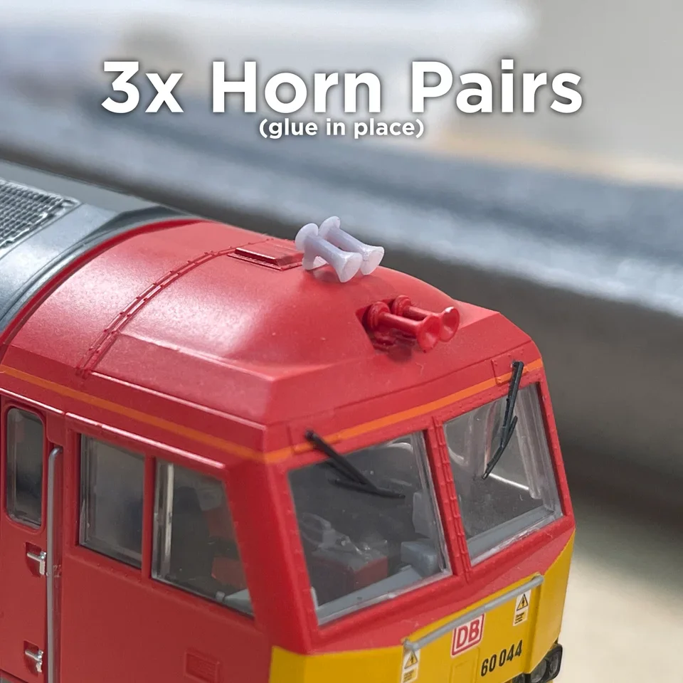 OO Gauge Class 60 Detail Pack (Single Pack) - Unpainted Model Kit - Image 2