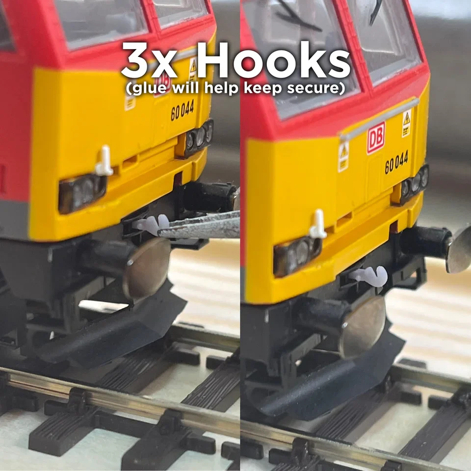 OO Gauge Class 60 Detail Pack (Single Pack) - Unpainted Model Kit - Image 5