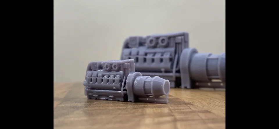 N Gauge Class 43 Engine (Single Pack) - Unpainted Model Kit - Image 4