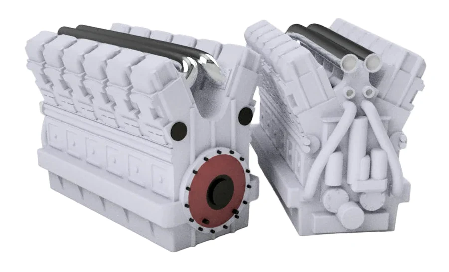 N Gauge Class 37 Engine (Single Pack) - Unpainted Model Kit