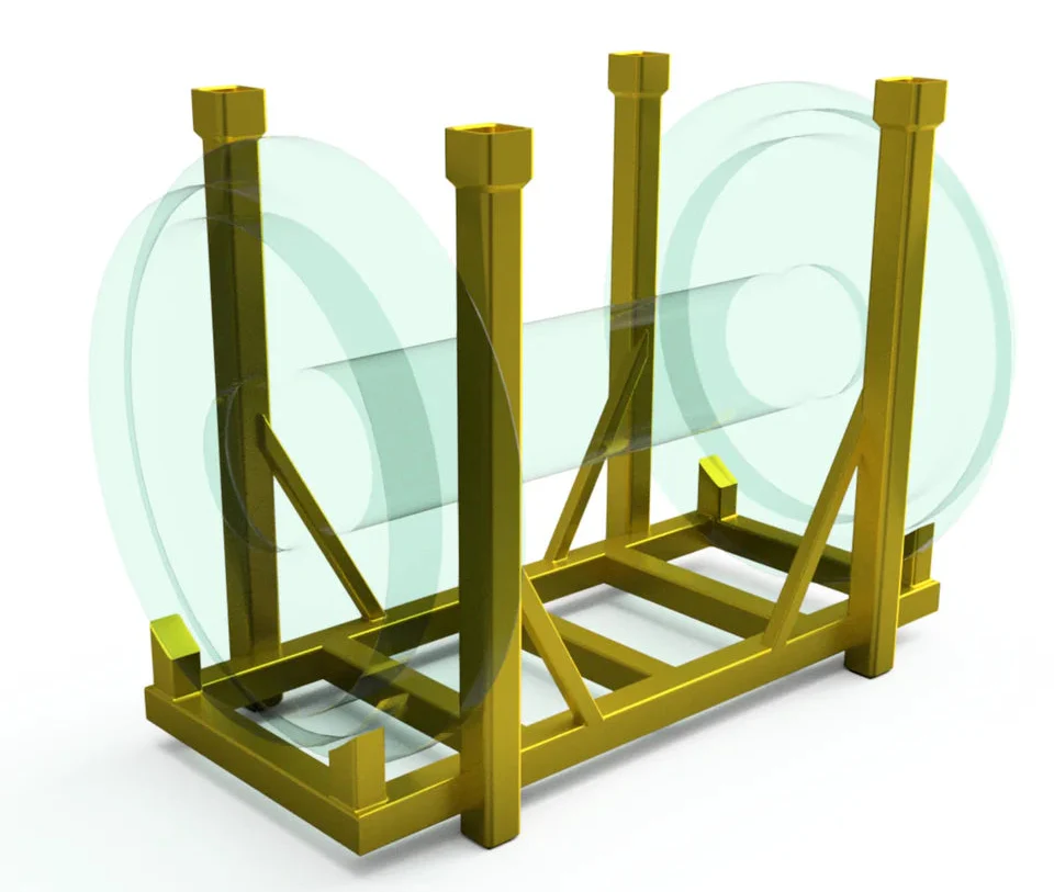 O Gauge Axle Stands (Pack of 3) - Unpainted Model Kit