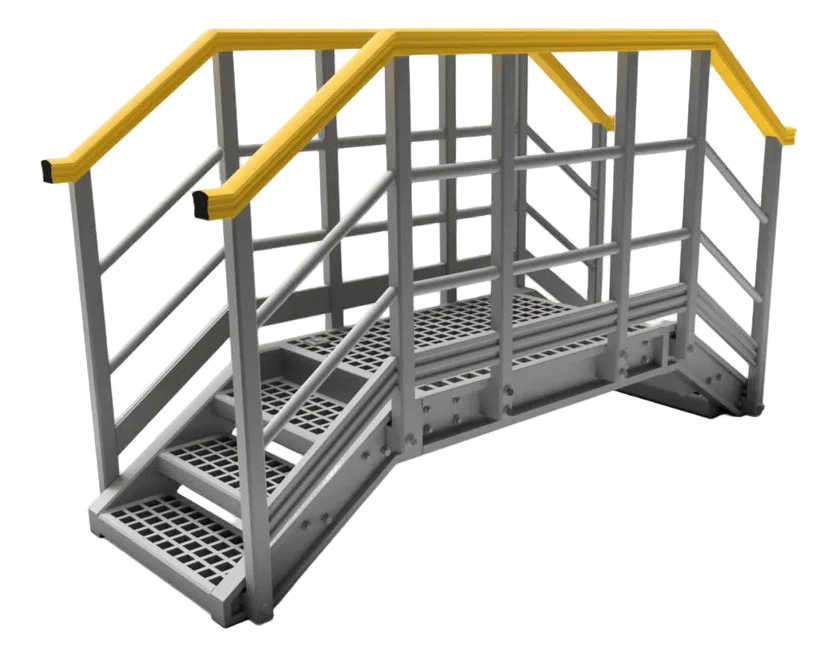 OO Gauge Inspection Pit Bridge (Pack of 2) - Unpainted Model Kit