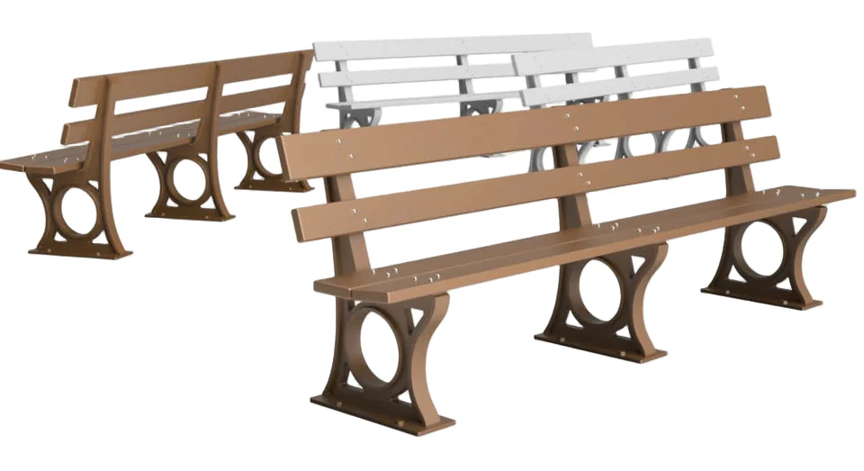 OO Gauge Station Benches (Pack of 4) - Unpainted Model Kit