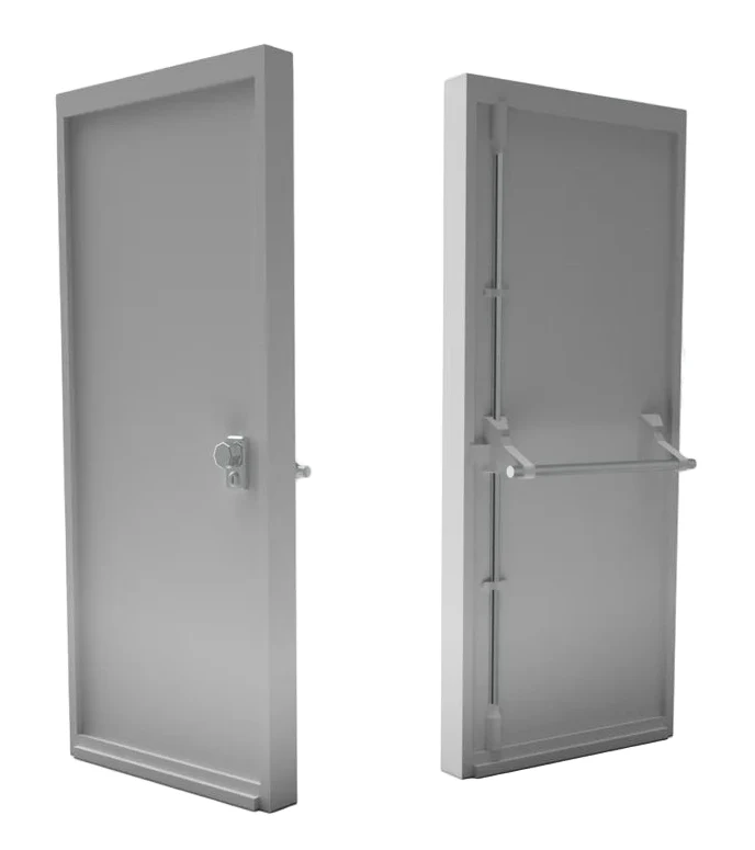 OO Gauge Fire Escape Doors (Pack of 5) - Unpainted Model Kit