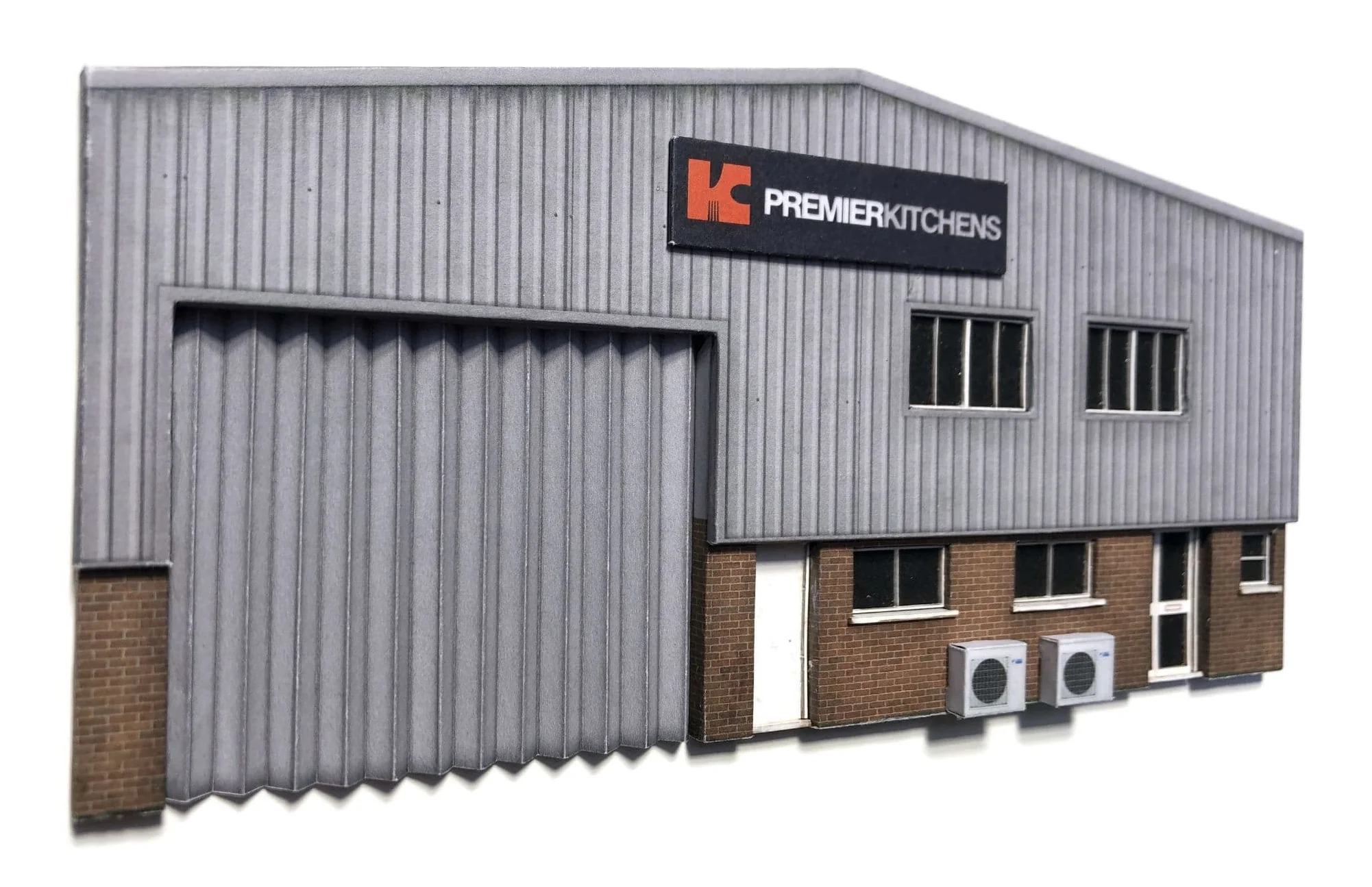 OO Low Relief Modern Industrial Unit Model Kit - Image 3
