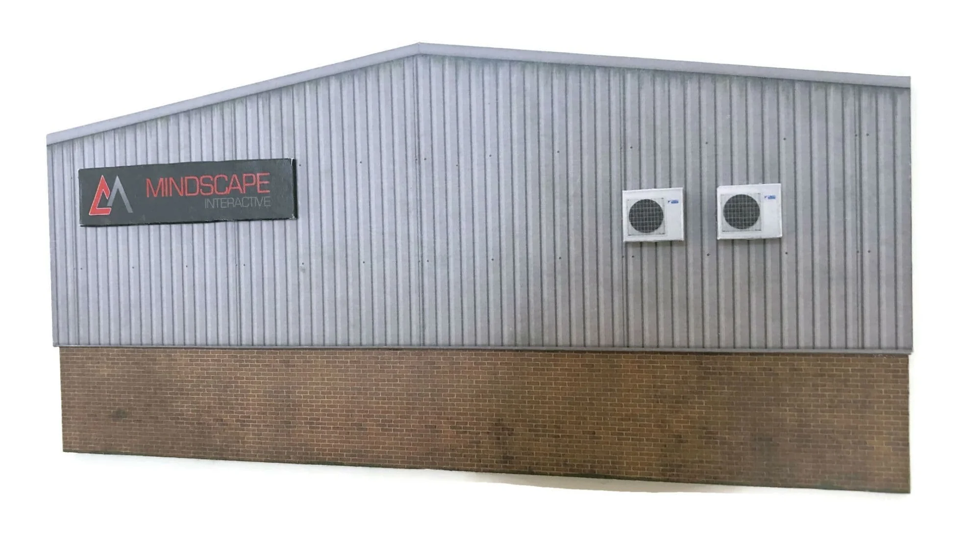 OO Low Relief Modern Industrial Unit Rear Wall Model Kit - Image 3