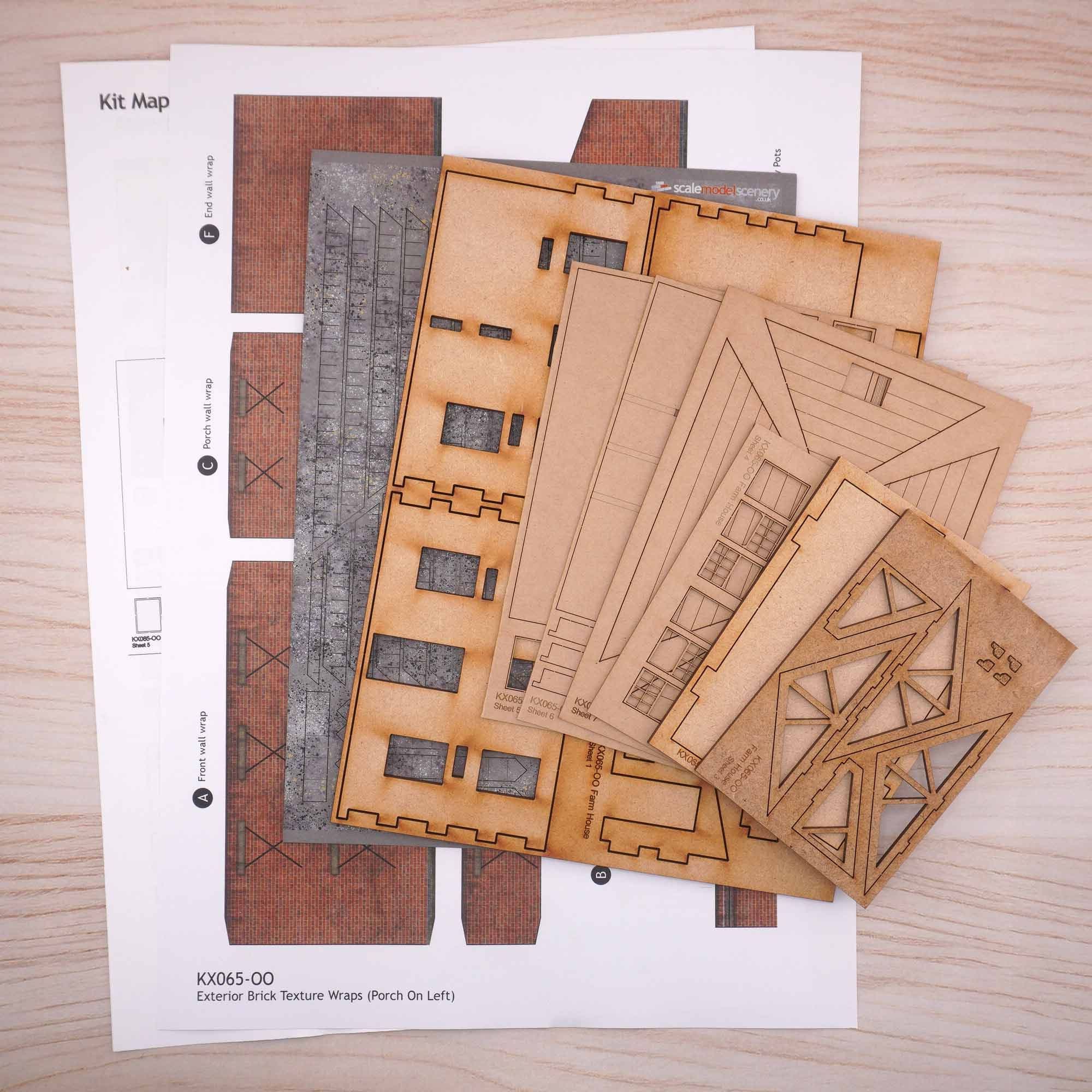 OO/HO Farmhouse Model Kit - Image 4