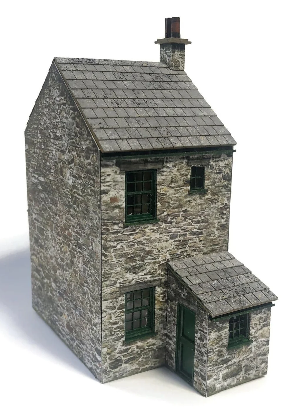 OO Period Terraced Shop (Left Side Door) Model Kit - Image 3