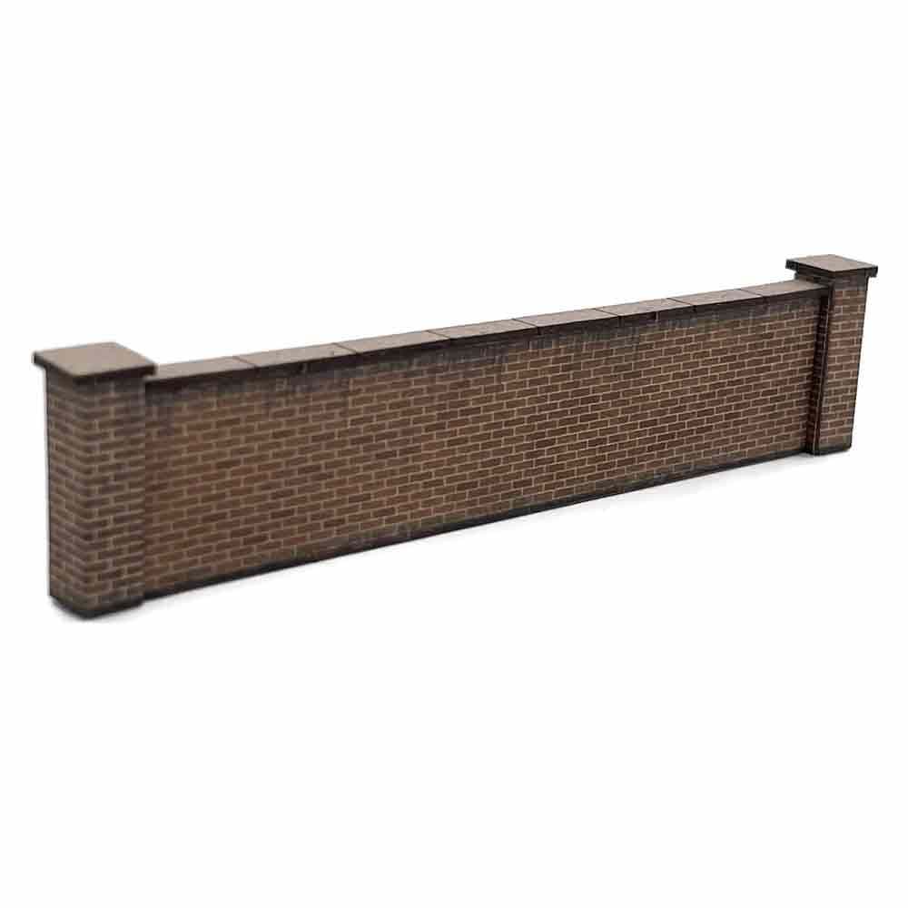 5ft Modular Brown Brick Walls Model Kit