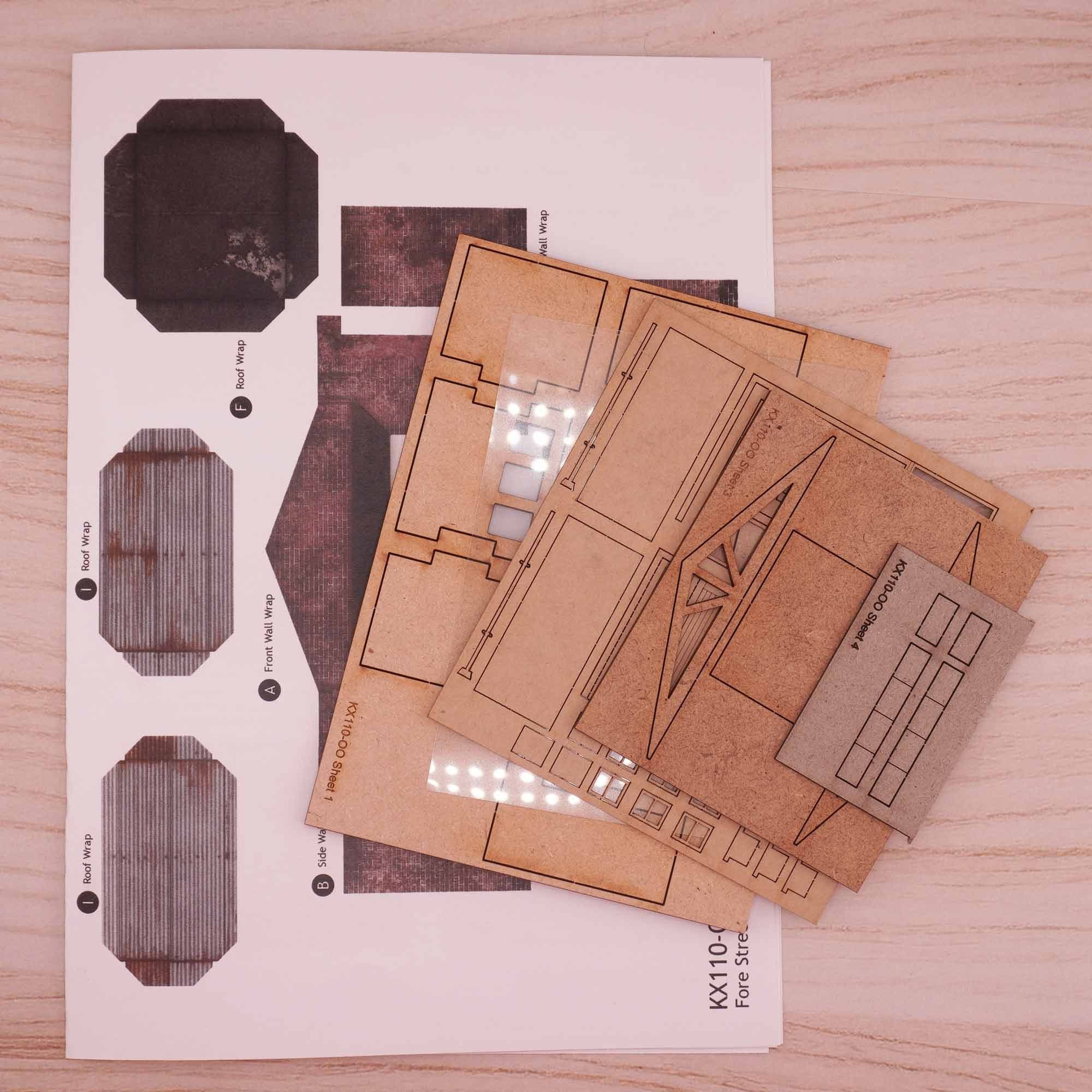 Fore Street Low Relief Garage Model Kit - Image 4