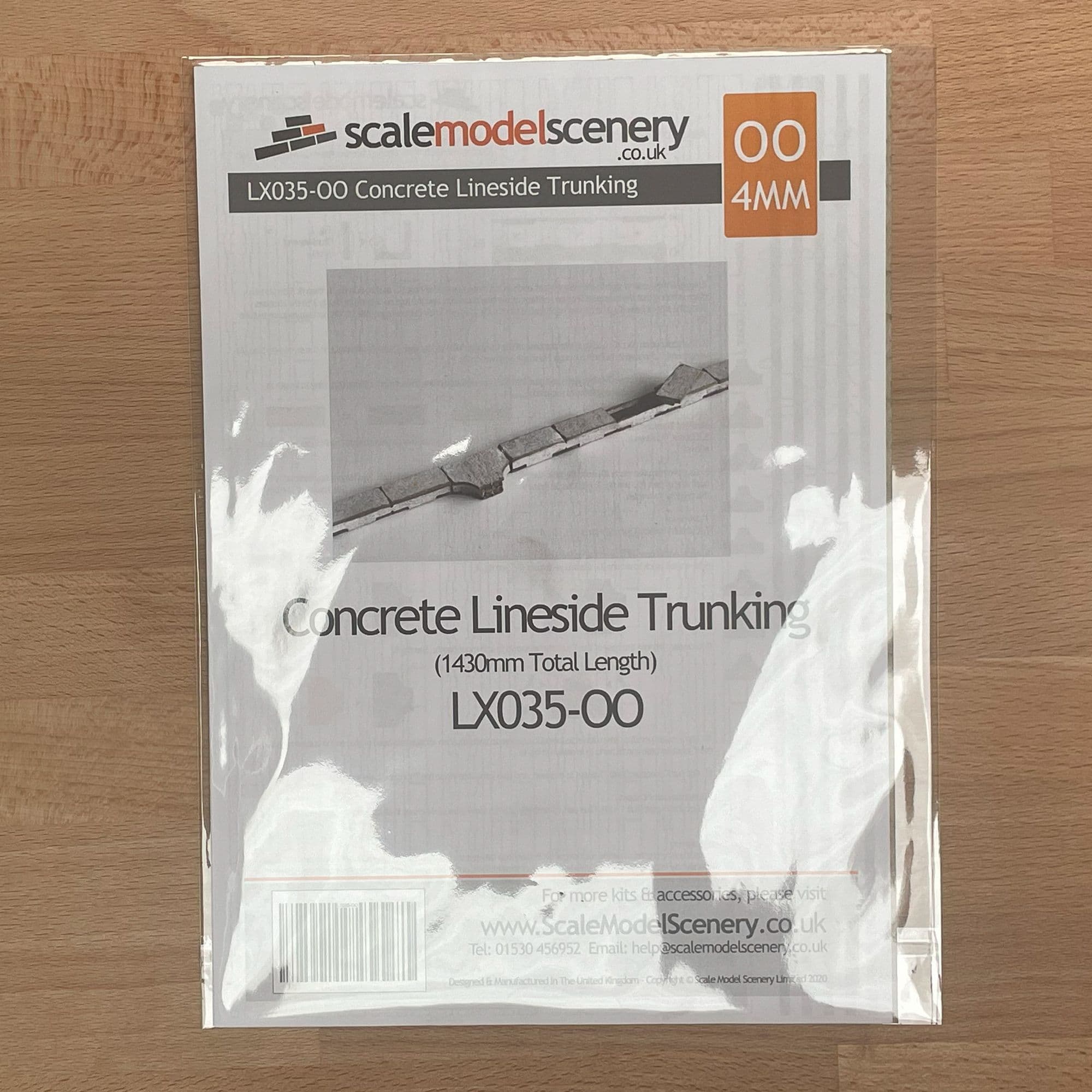 Laser Cut Concrete Lineside Trunking Model Kit - Image 6