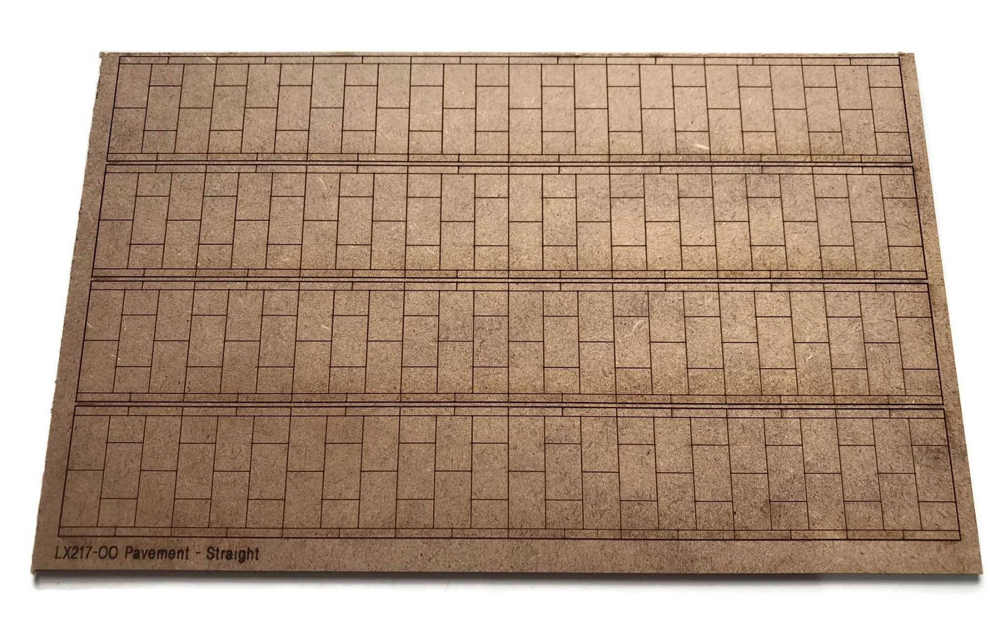 Laser Cut MDF Pavement Strips Model Kit - Image 2
