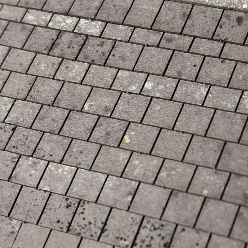 OO/HO Lightly Weathered Roof Slates Model Kit