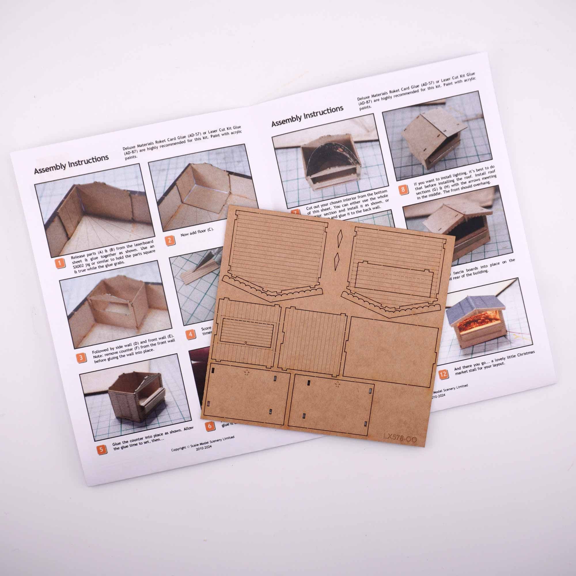 Christmas Market Stall Model Kit - Image 6
