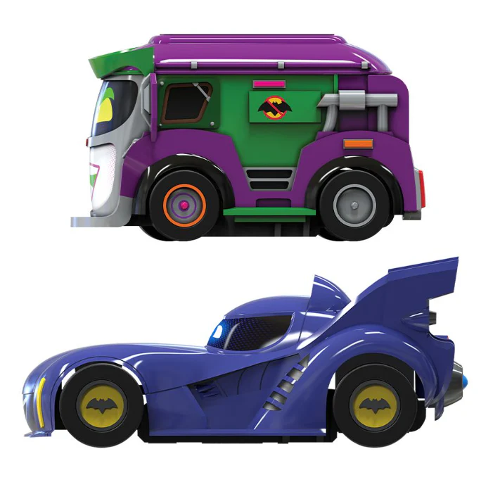 Micro Scalextric Batwheels Bam vs Joker Battery Powered Race Set - Image 3