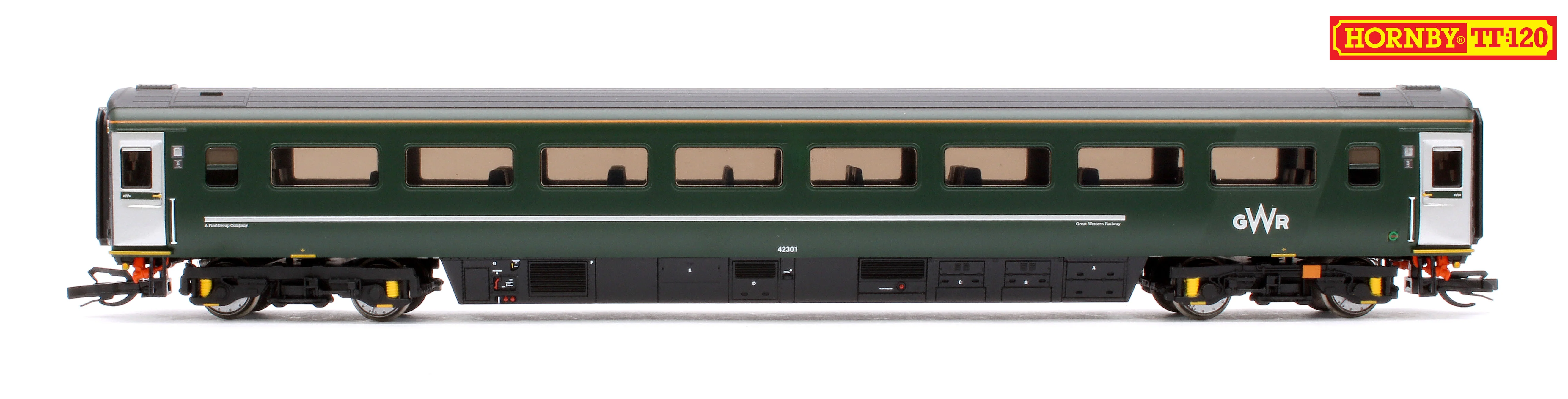 Set of 10 GWR TT:120 Class 43 HST Train Pack & Coaches - Image 6