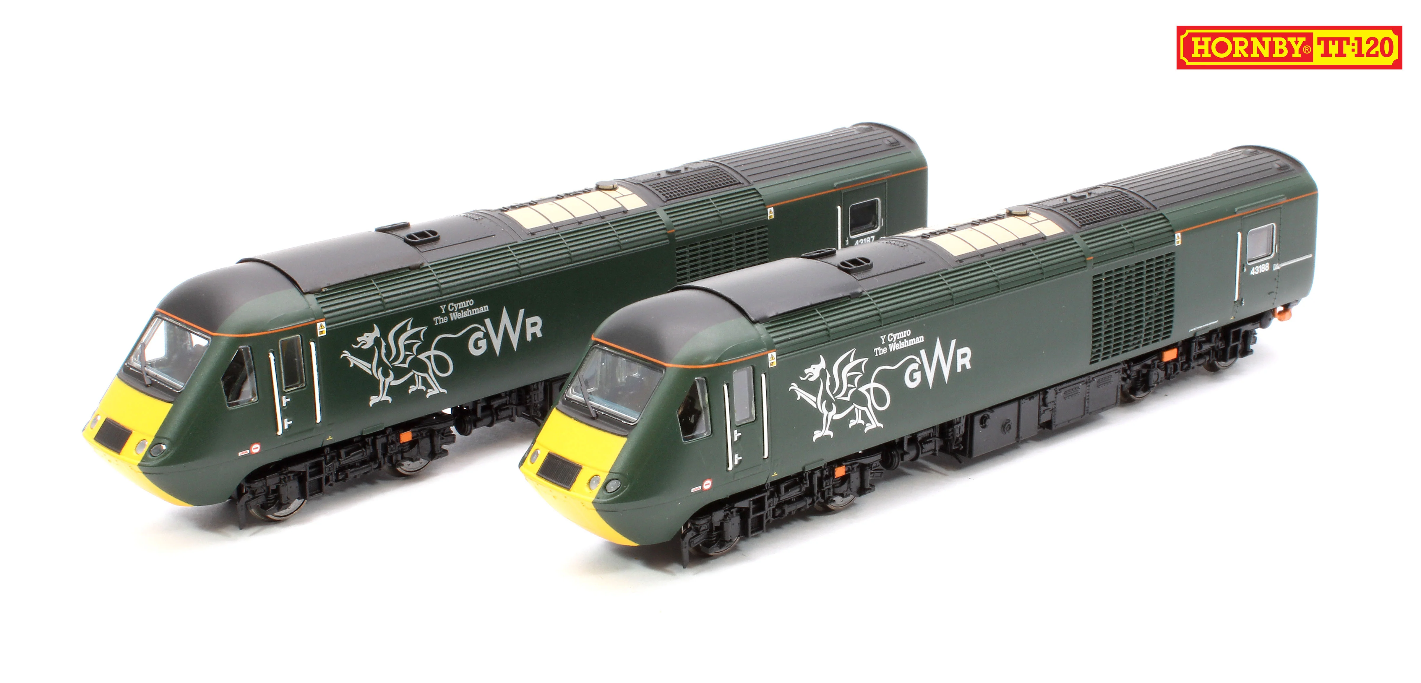 Set of 6 GWR TT:120 Class 43 HST & Mk3 Coaches - Image 2