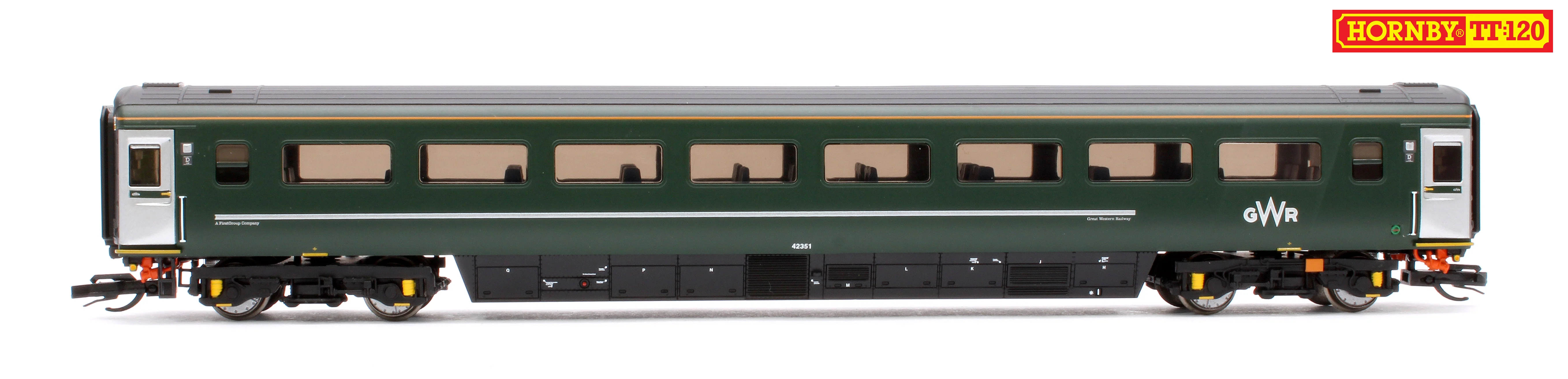 Set of 6 GWR TT:120 Class 43 HST & Mk3 Coaches - Image 8