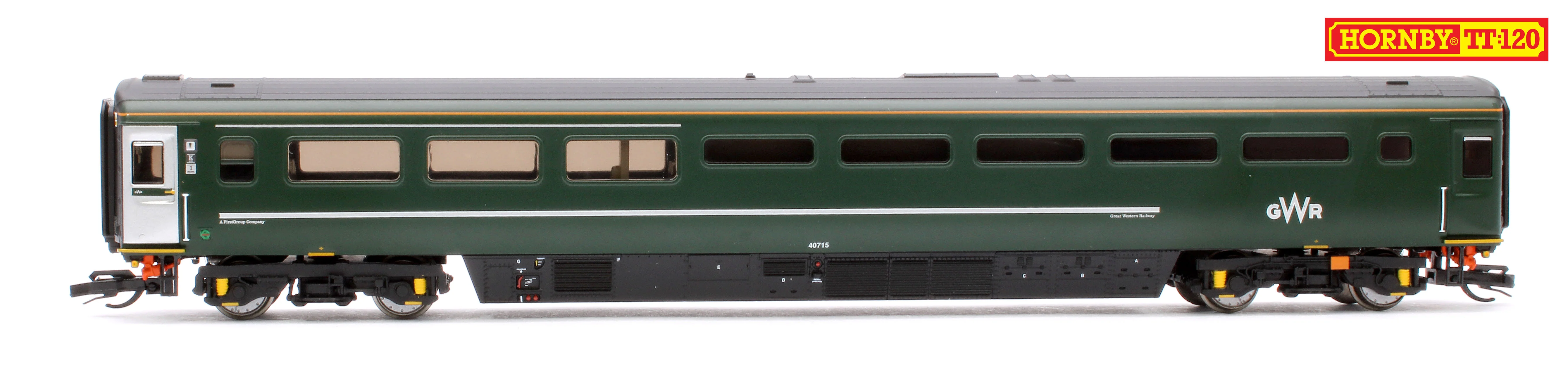 Set of 8 GWR TT:120 Class 43 HST & Mk3 Coaches - Image 16