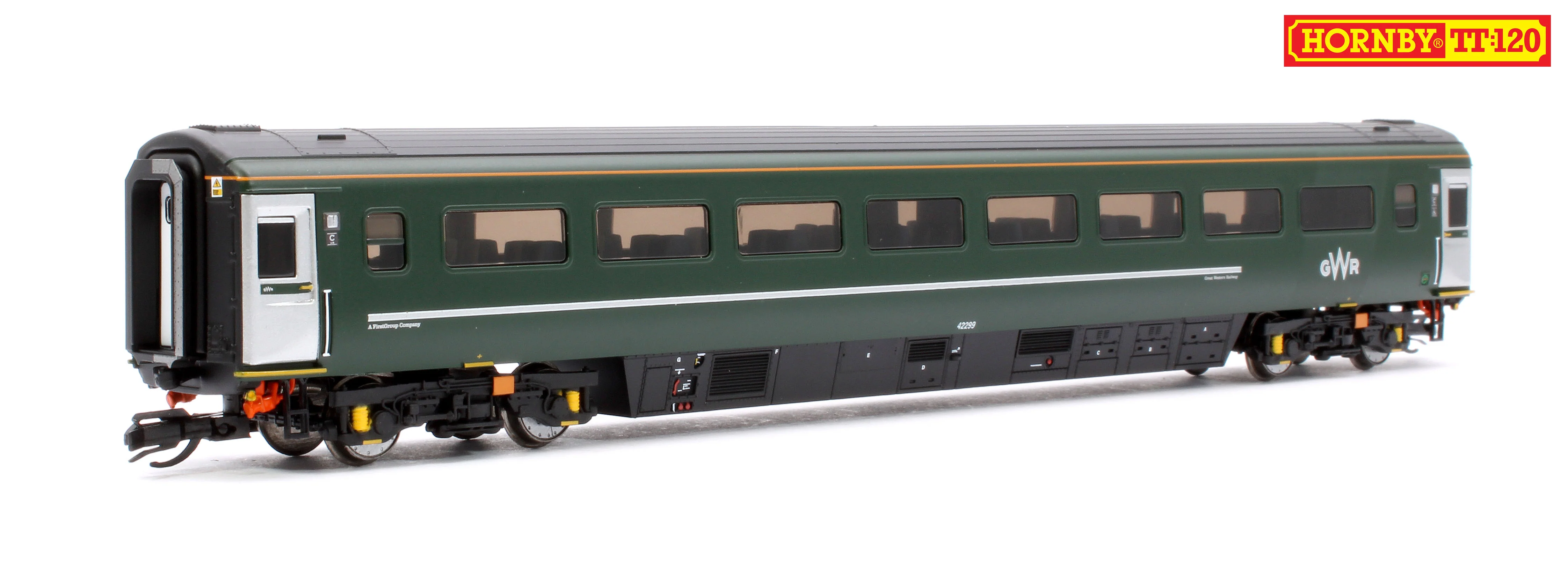 Set of 8 GWR TT:120 Class 43 HST & Mk3 Coaches - Image 5