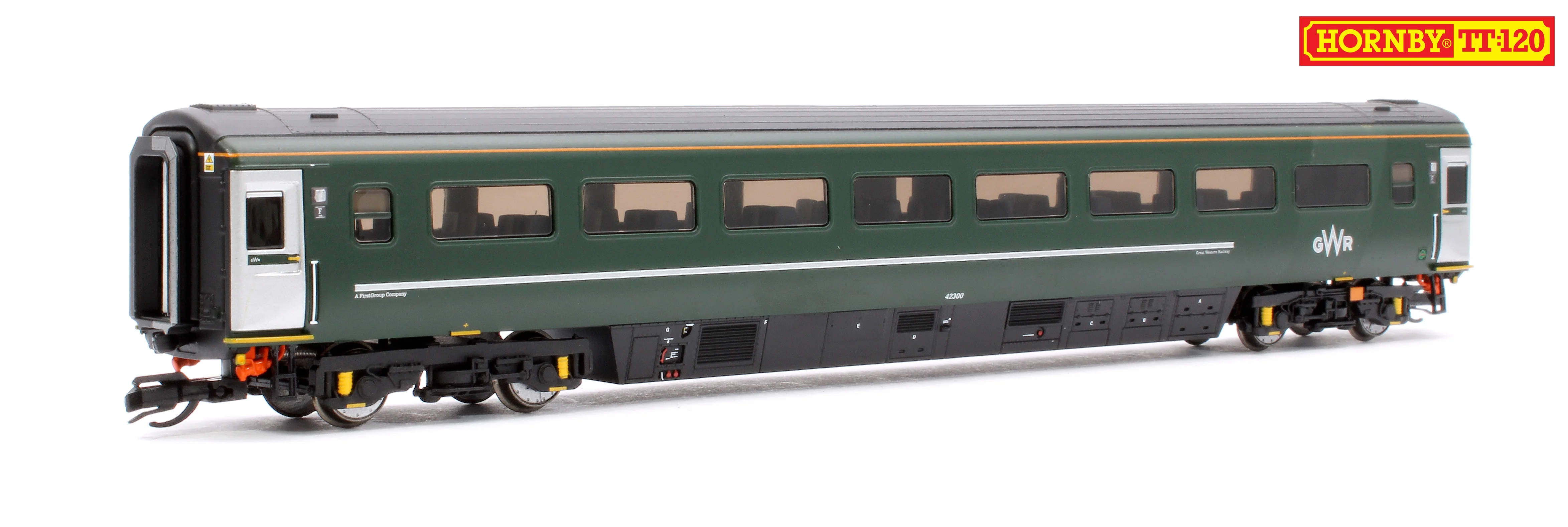 Set of 8 GWR TT:120 Class 43 HST & Mk3 Coaches - Image 7