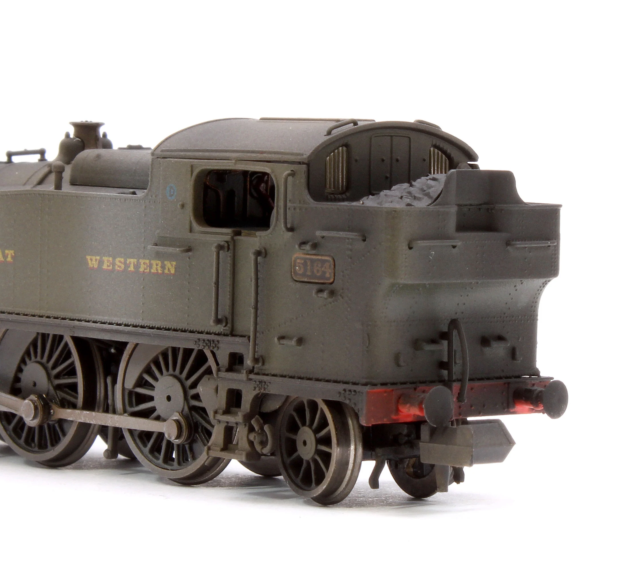 Custom Weathered Class 5101 Large Prairie Great Western GWR Green 2-6-2 Tank Locomotive No.5164 - Image 8