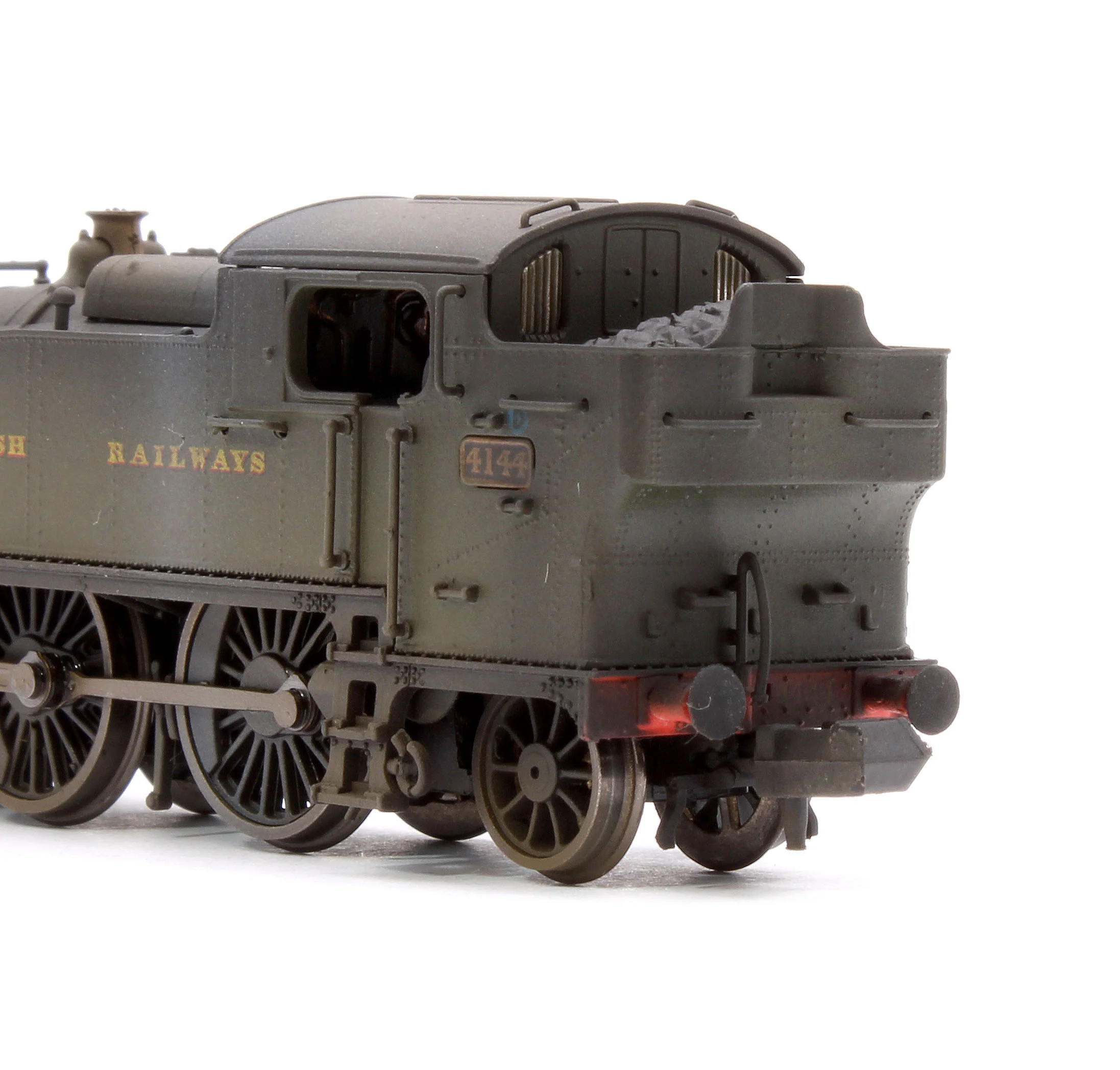 S2103-03W Custom Weathering Class 5101 Large Prairie British Railways BR Green 2-6-2 Tank Locomotive No.4144 - Image 8