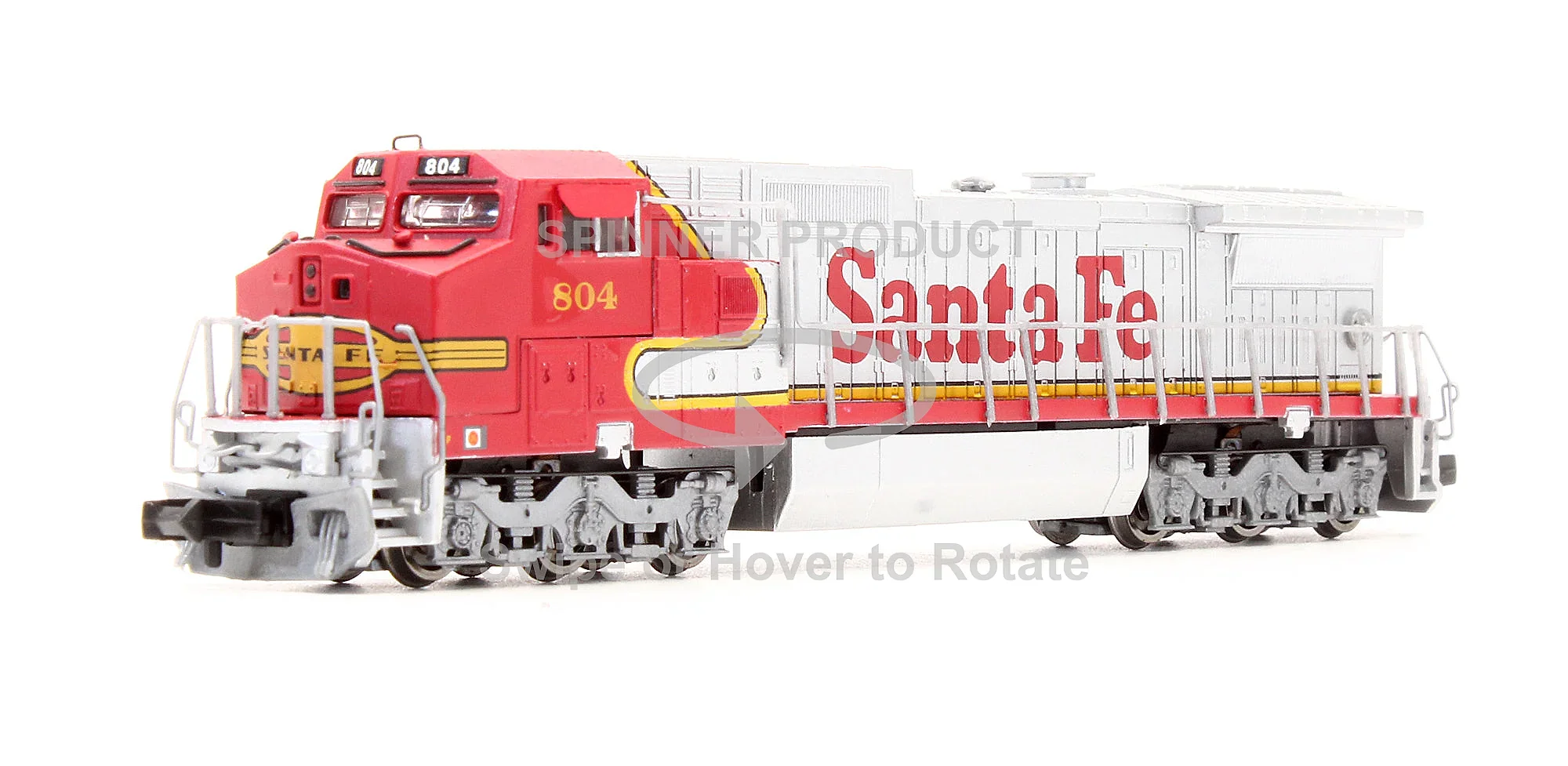 Pre-Owned 86058 GE Dash 8-40CW Diesel Locomotive Santa Fe - Road #804 - Image 5