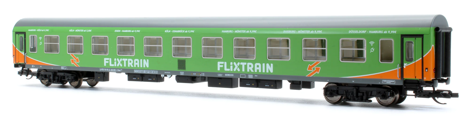 Pre-Owned Set Of 3 Flixtrain Coaches - Image 5