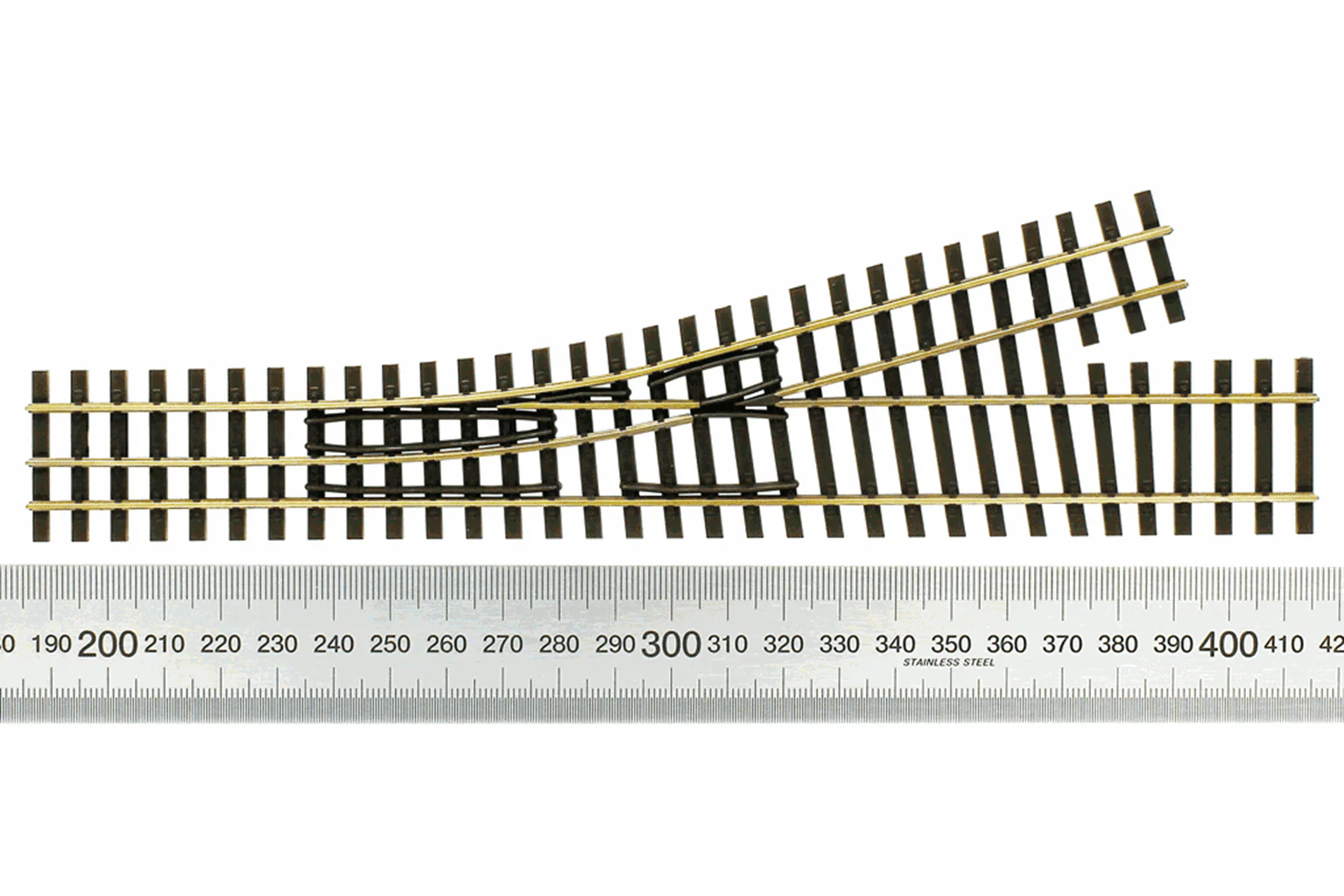 Tillig elite track : Bifurcation HO/HOe Narrow Splits to Left - Image 2