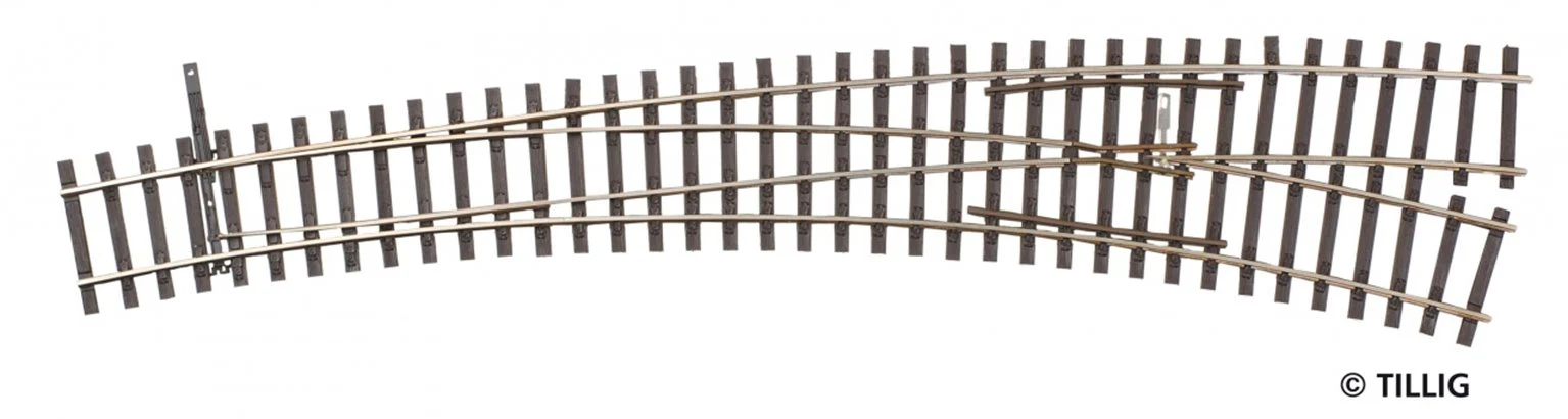 Tillig elite track : Curved Point HO