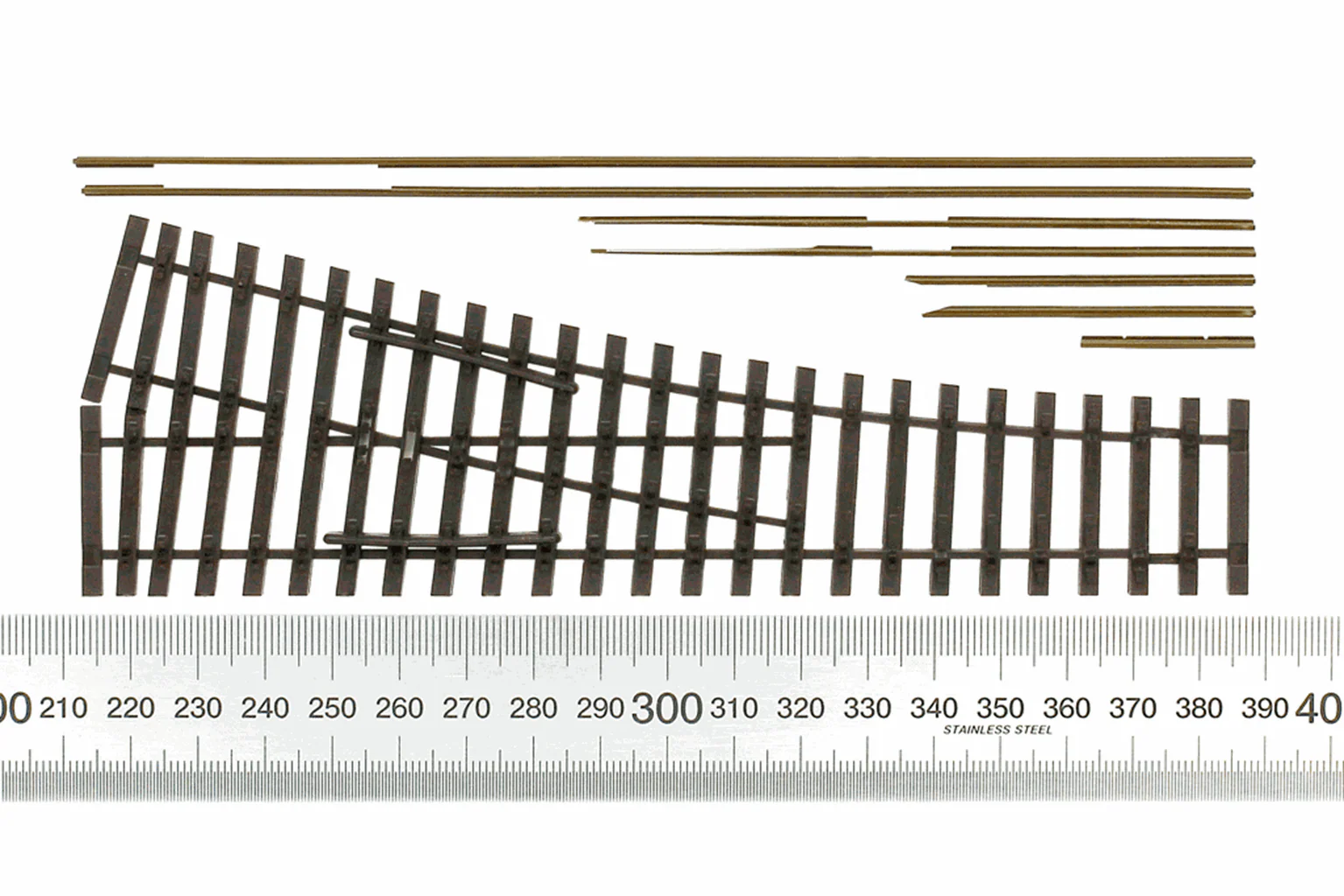 Tillig elite track : Left Sharp Point Kit HO 15° - Image 2