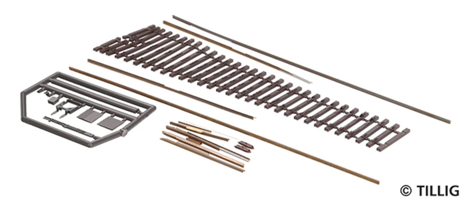 Tillig elite track : Flexible Point Kit HO (Standard or Curved) 11°
