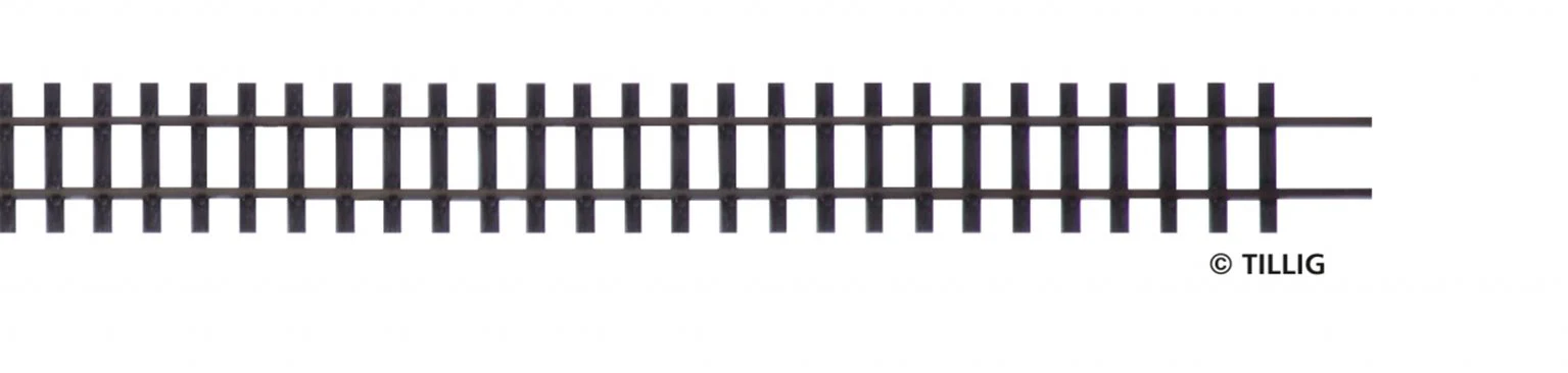 Tillig elite track : Flex Track HOe Wooden Sleeper 680mm