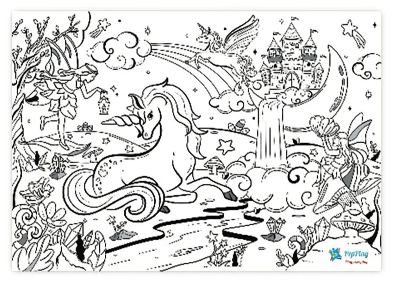 Doodle Placemats Travel Set - Magical Land - Image 2