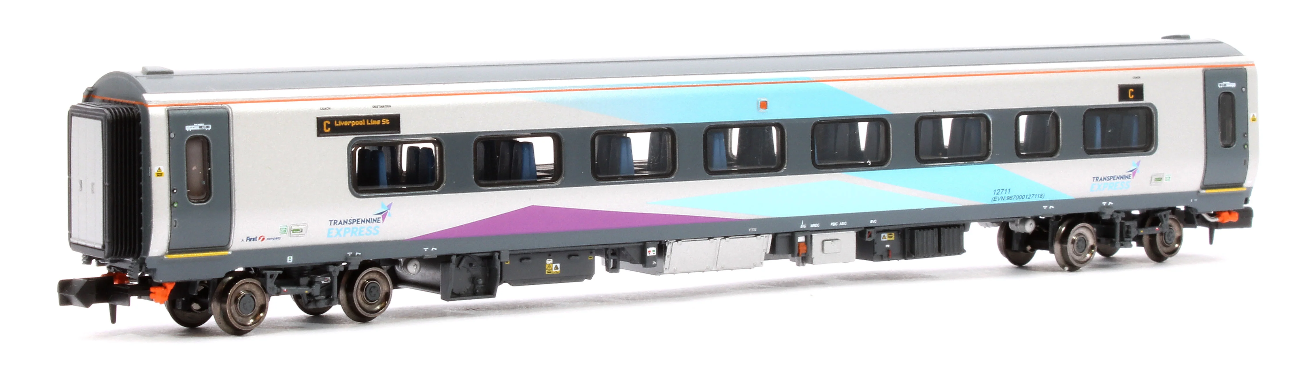 Trans Pennine Express 5 Car Set, number TP04 Scarborough – Liverpool Lime St - Image 12