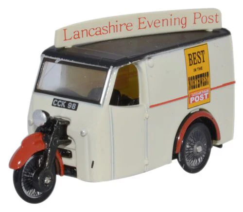 76TV006 Tricycle Van Lancashire Evening Post