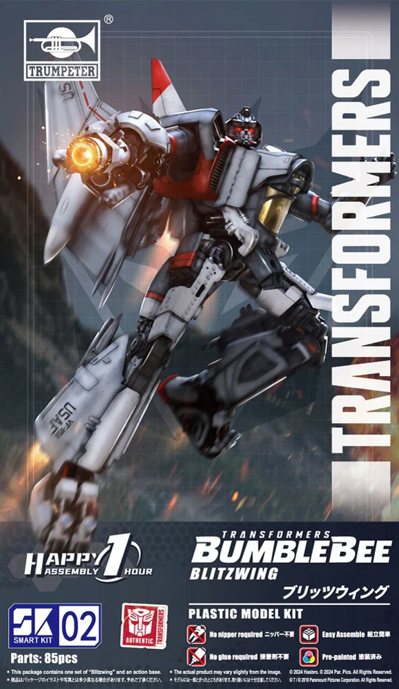 PKTM03101 Transformers Blitzwing SK02 Smart Model Kit - Image 2