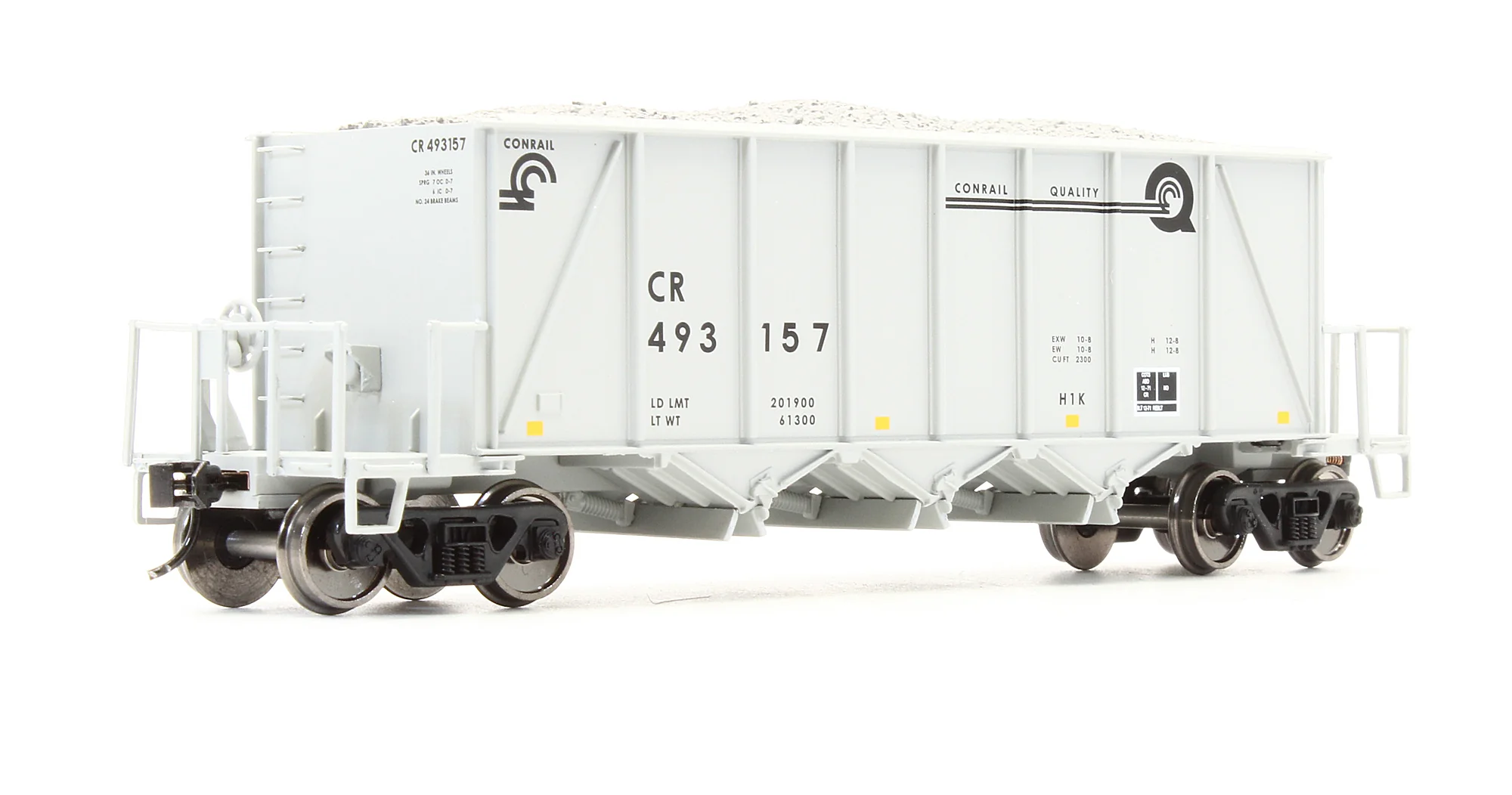 Pre-Owned 40' Ortner 100-Ton Aggregate Hopper Conrail - Road #493157 - Image 2
