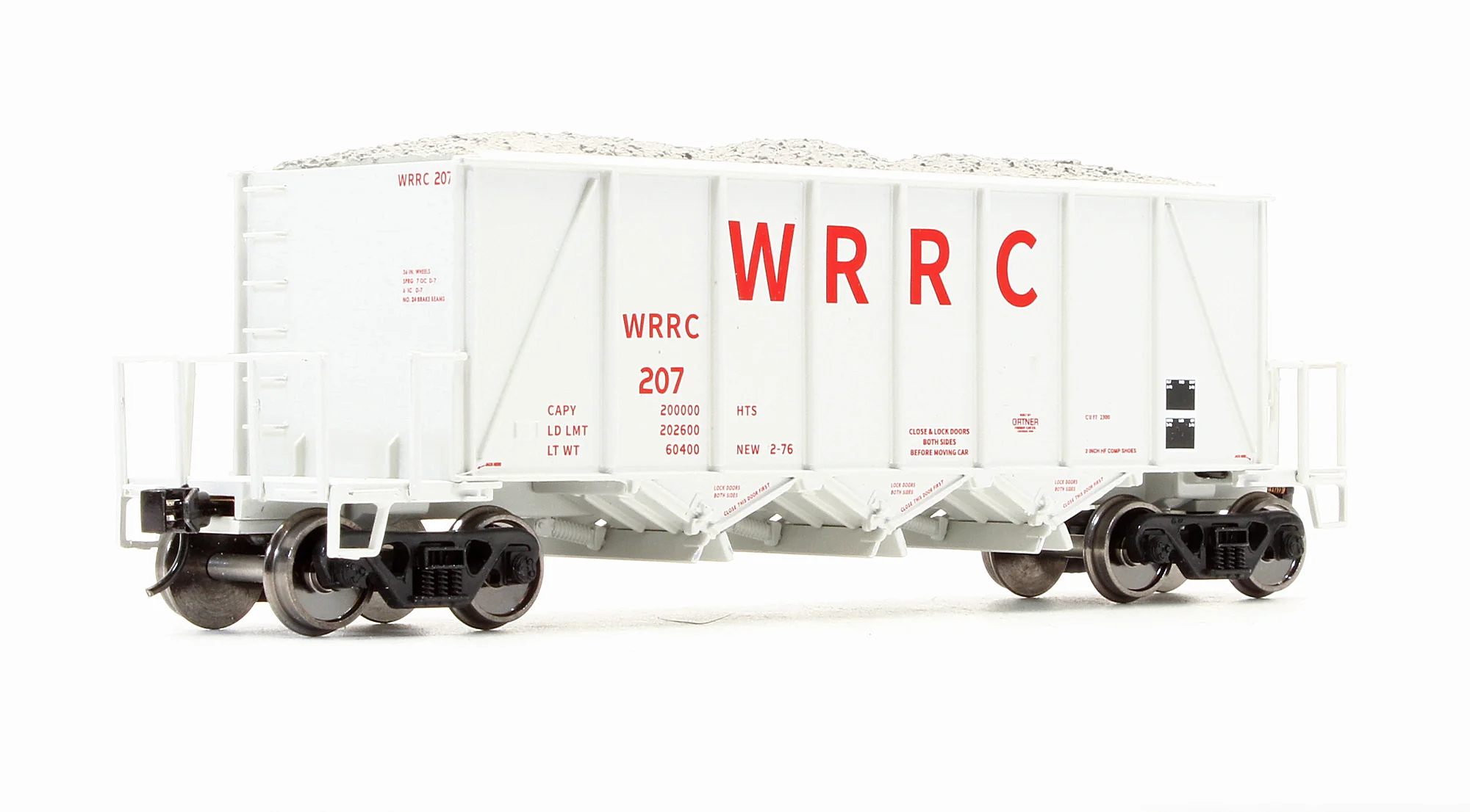 Pre-Owned 40' Ortner 100-Ton Aggregate Hopper WRRC - Road #207 - Image 2