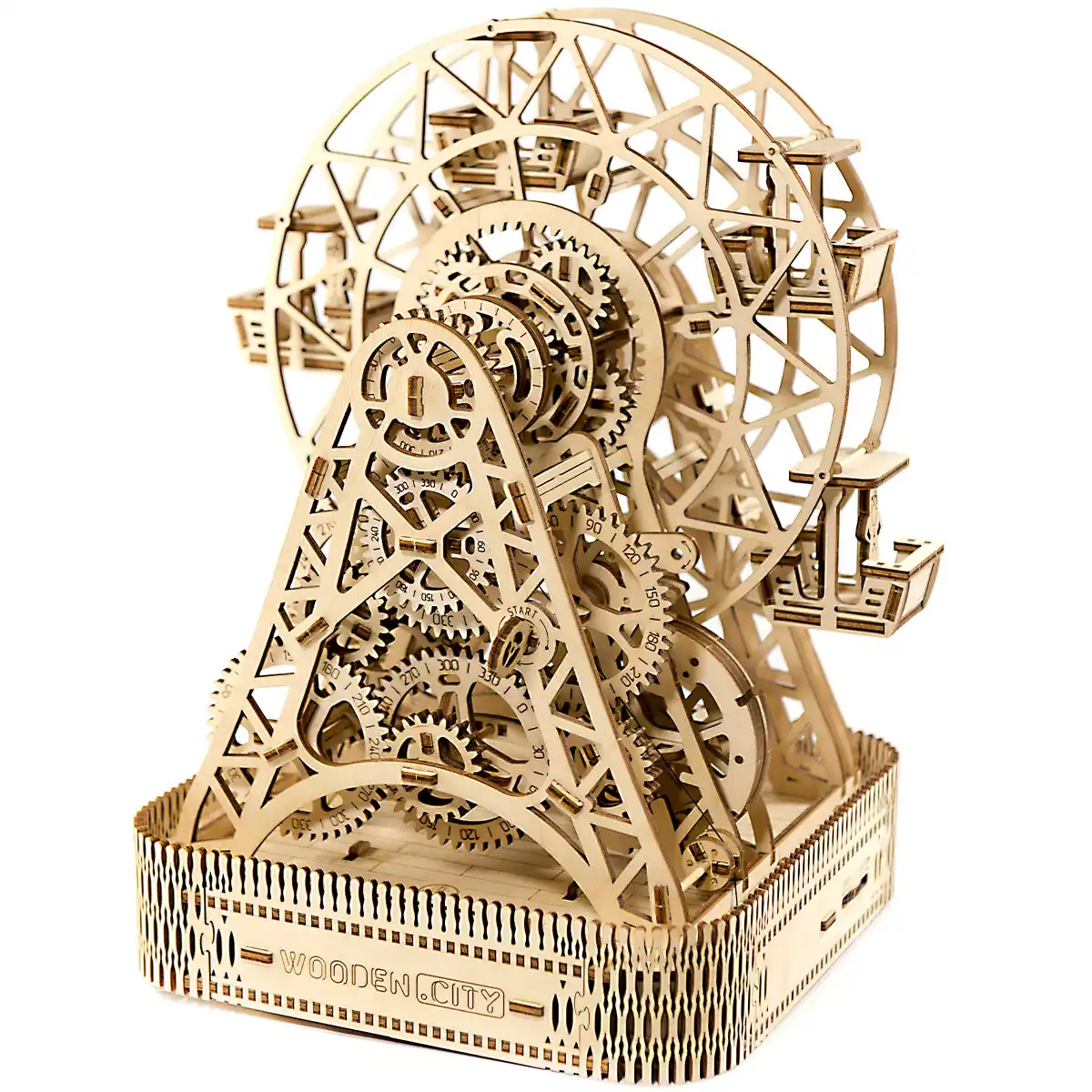 3D Wooden Decoration Puzzle – Ferris Wheel - Image 5
