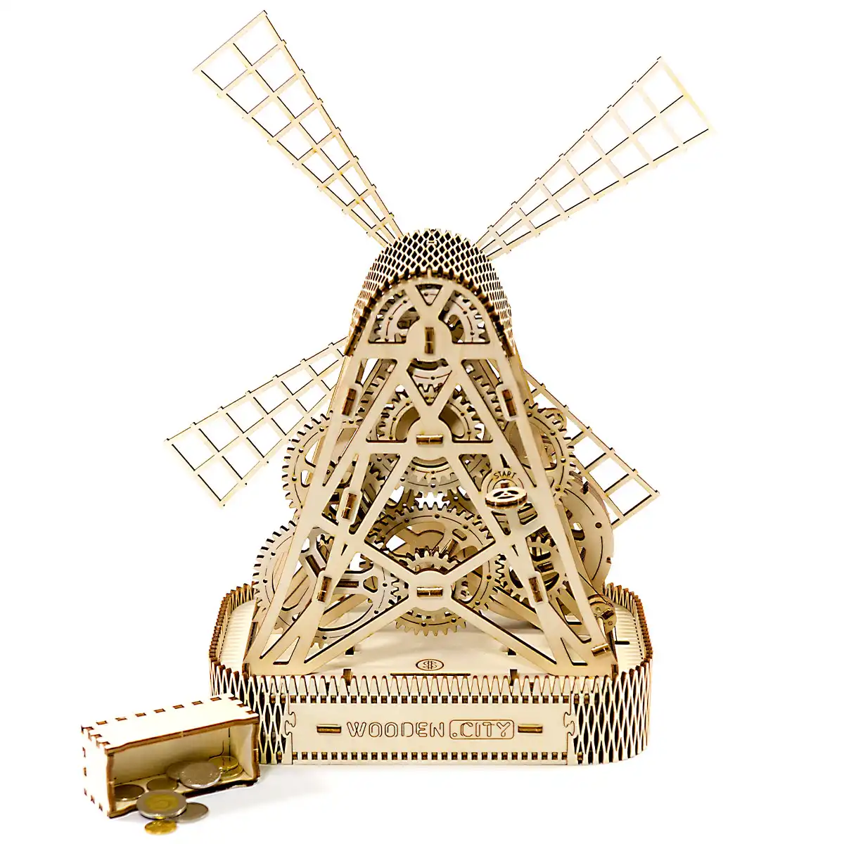 3D Wooden Puzzle – Windmill - Image 5