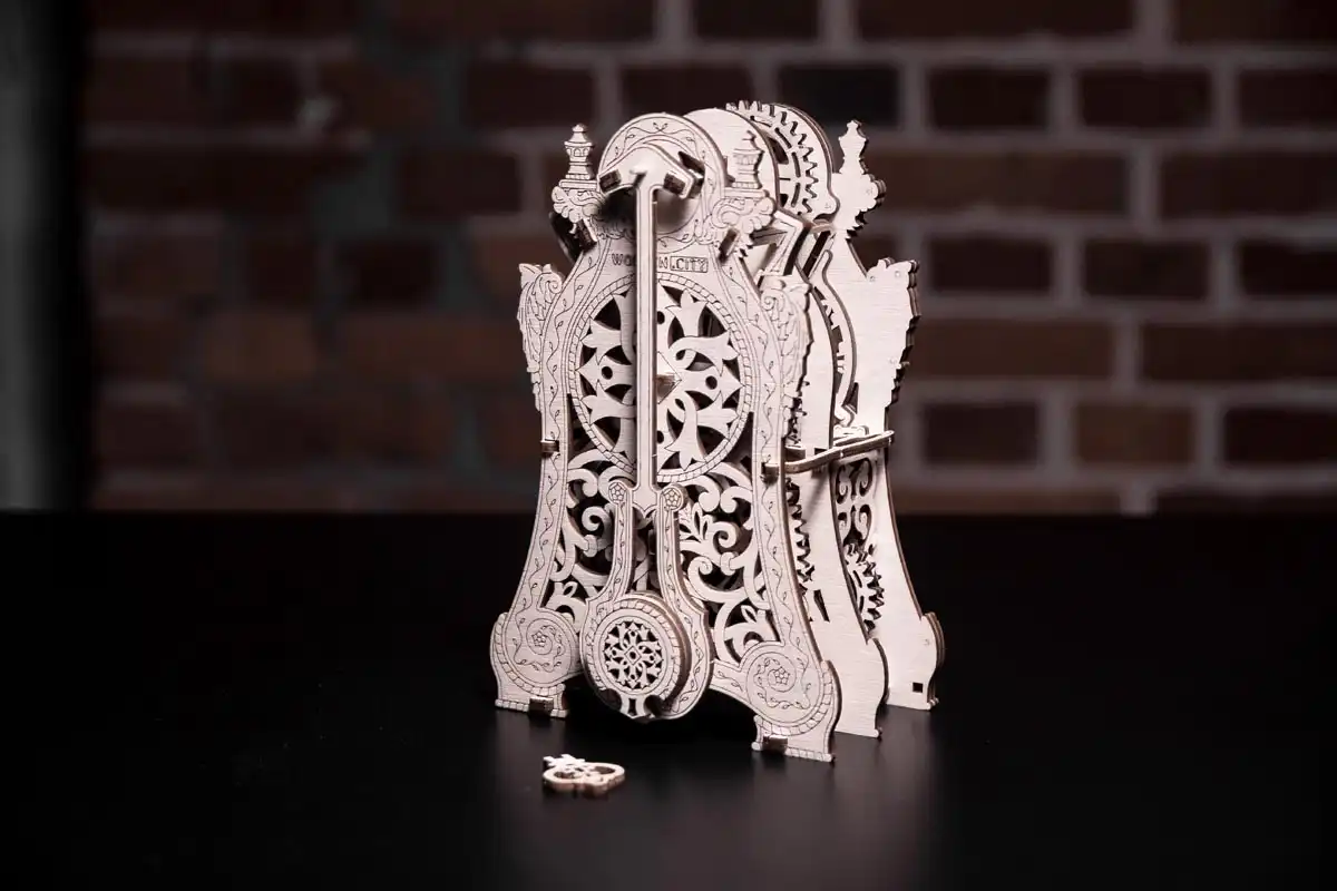 3D Wooden Clock Puzzle – Magic Clock - Image 3