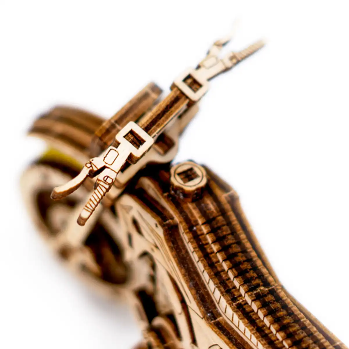 3D Wooden Motorbike Puzzle – Motocross - Image 3