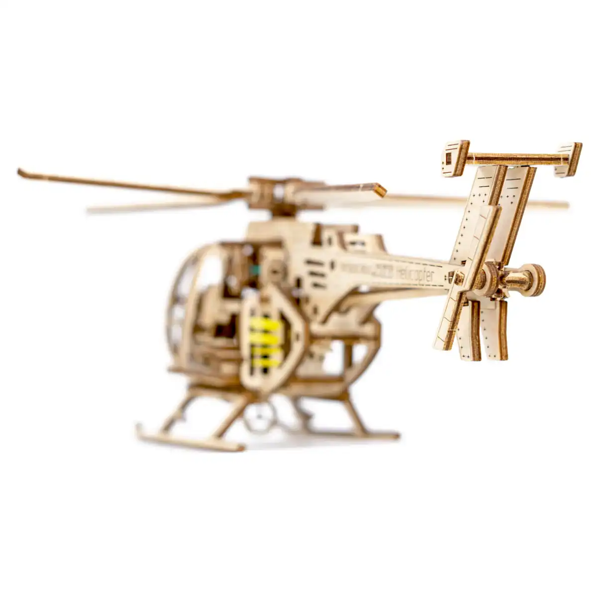 3D Wooden Helicopter Puzzle – Helicopter - Image 5
