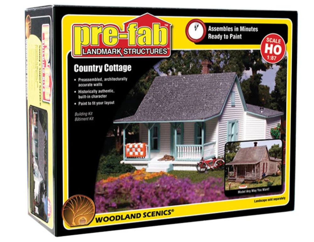HO Country Cottage Model Kit - Image 6