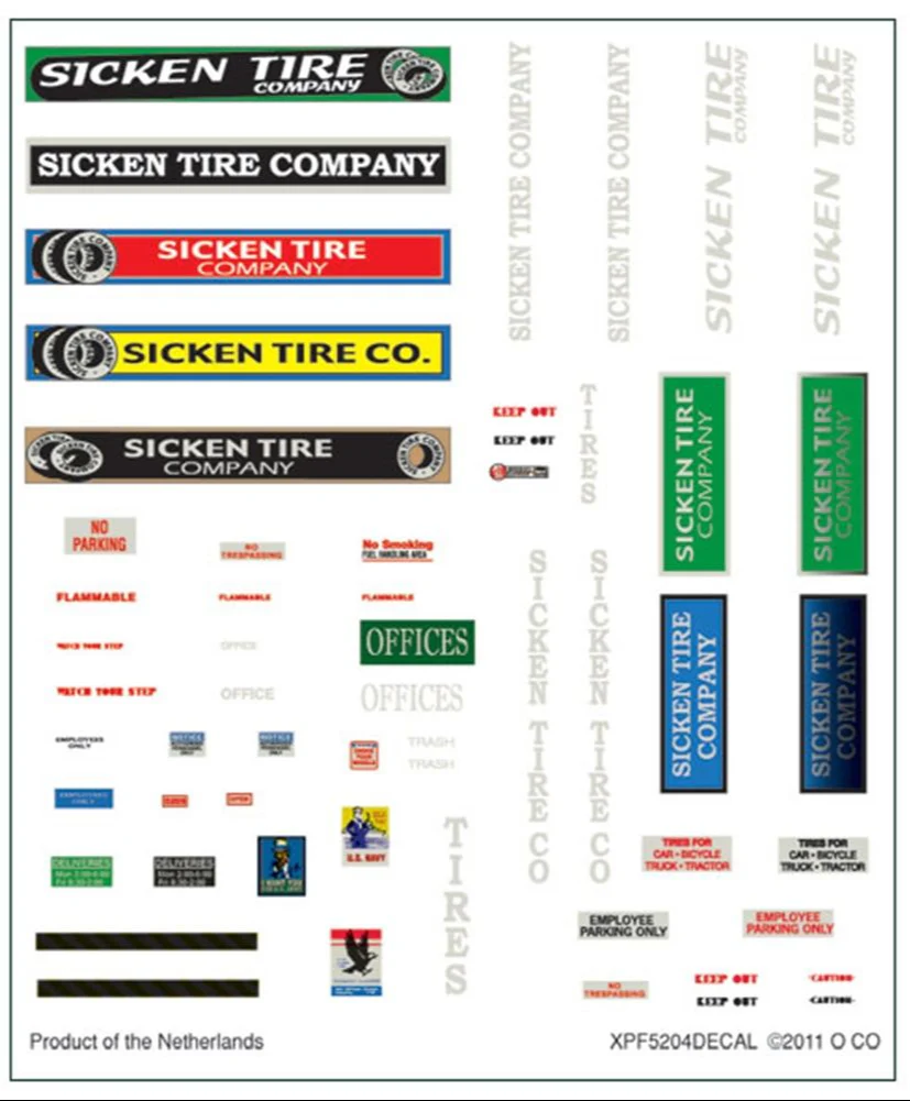 N Sicken Tire Company Model Kit - Image 3