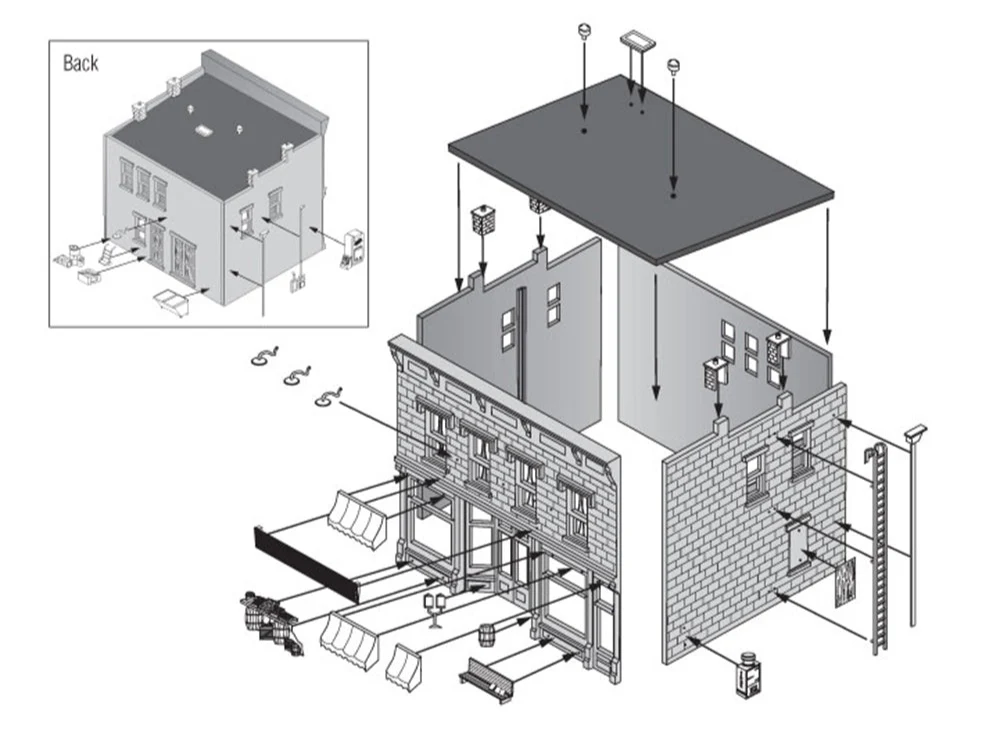 O Lubener's General Store Model Kit - Image 5