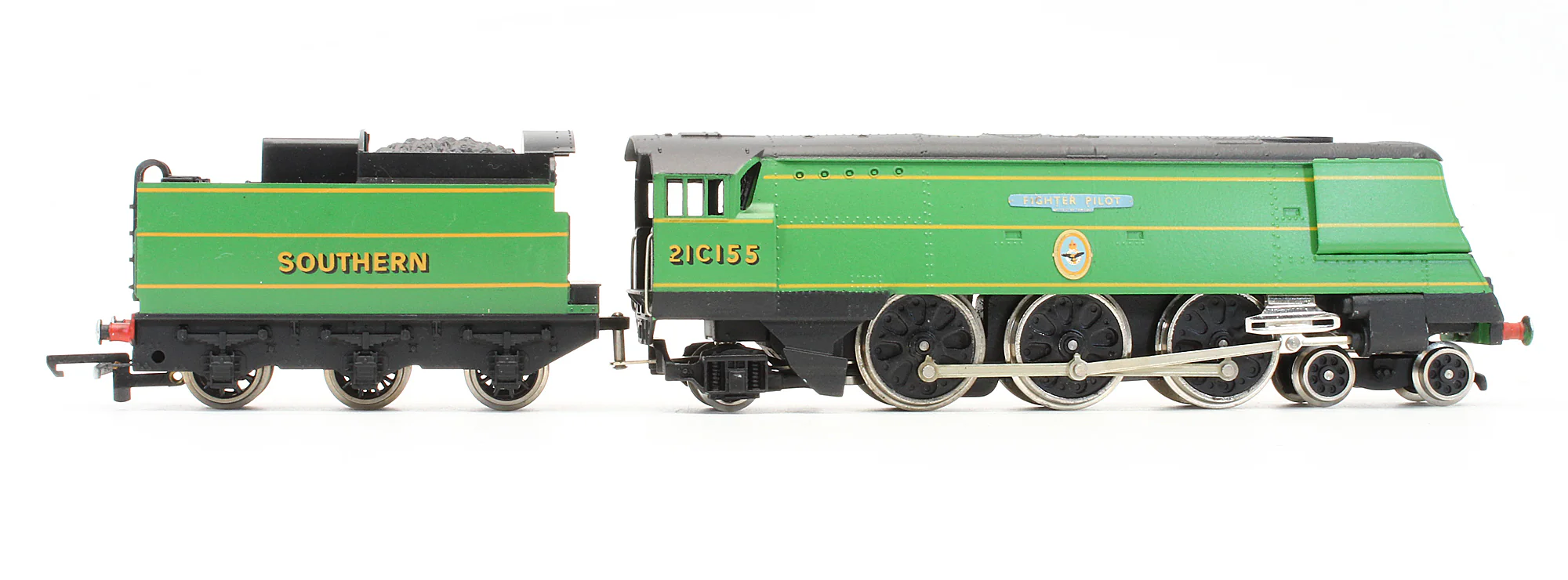 Pre-Owned SR Green 4-6-2 Streamlined Battle Of Britain Class 'Fighter Pilot' 2ICI55 Steam Locomotive - Image 3