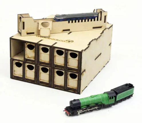 TT:120/OO9 Loco Storage Box - 10 Drawers - Image 2